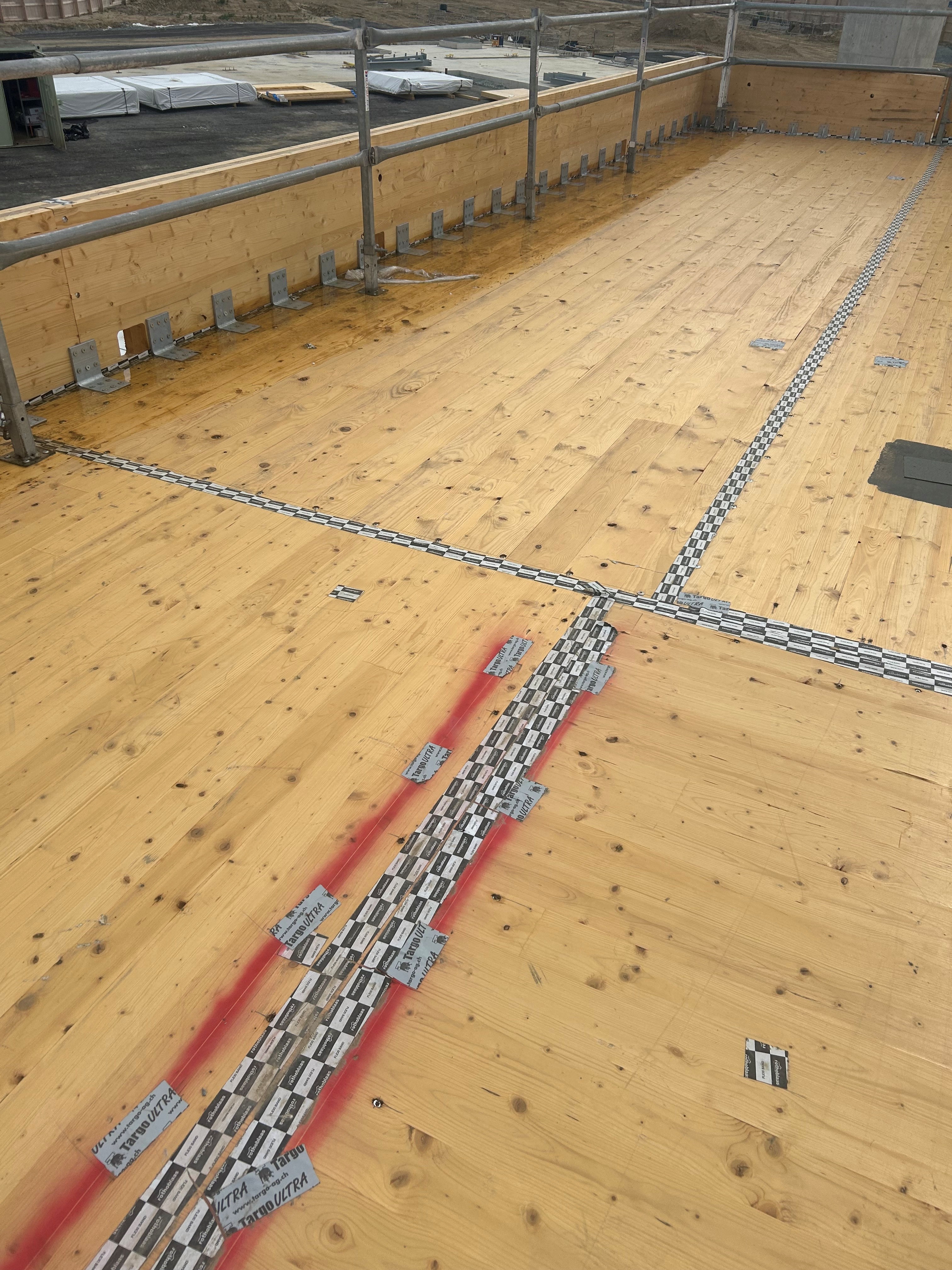 Cross Laminated Timber (CLT) Flat roof decks